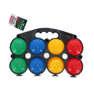Alert outdoor jeu de boulesset kunststof 8 ballen