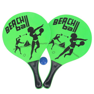 Alert outdoor beachball set hout | 4 stuks