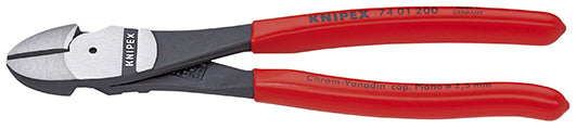 Knipex 74 01 200 kracht-zijsnijtang gepolijst kunststof 200mm