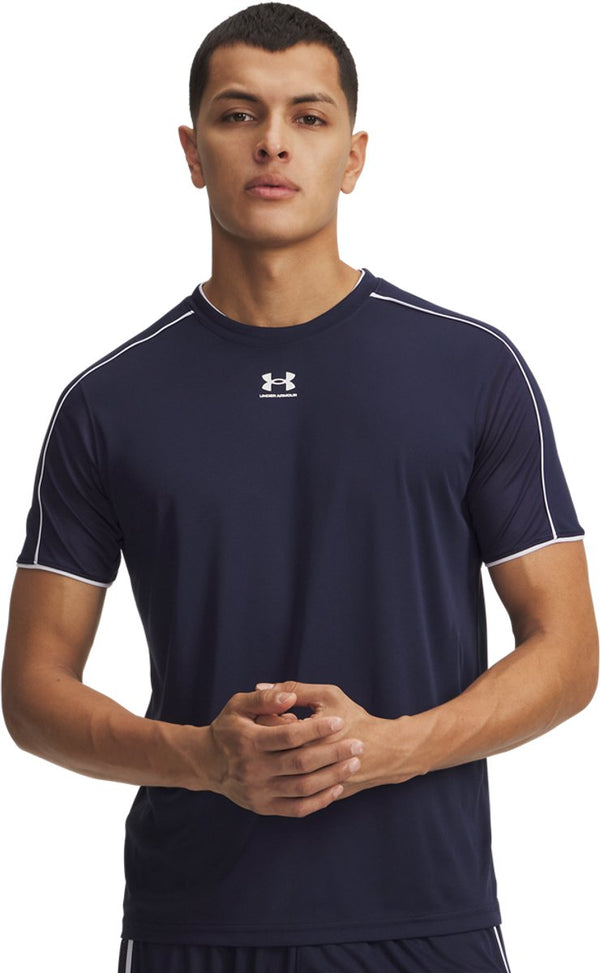 Under armour ua m challenger train ss-blu heren sportshirt - midnight navy - wit l