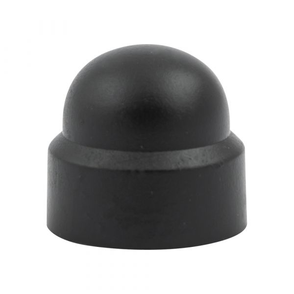 Dak gevel dak gevel afdekkap kunststof voor moer zwart ral9005 m8 | 50 stuks - 6305.50.00801