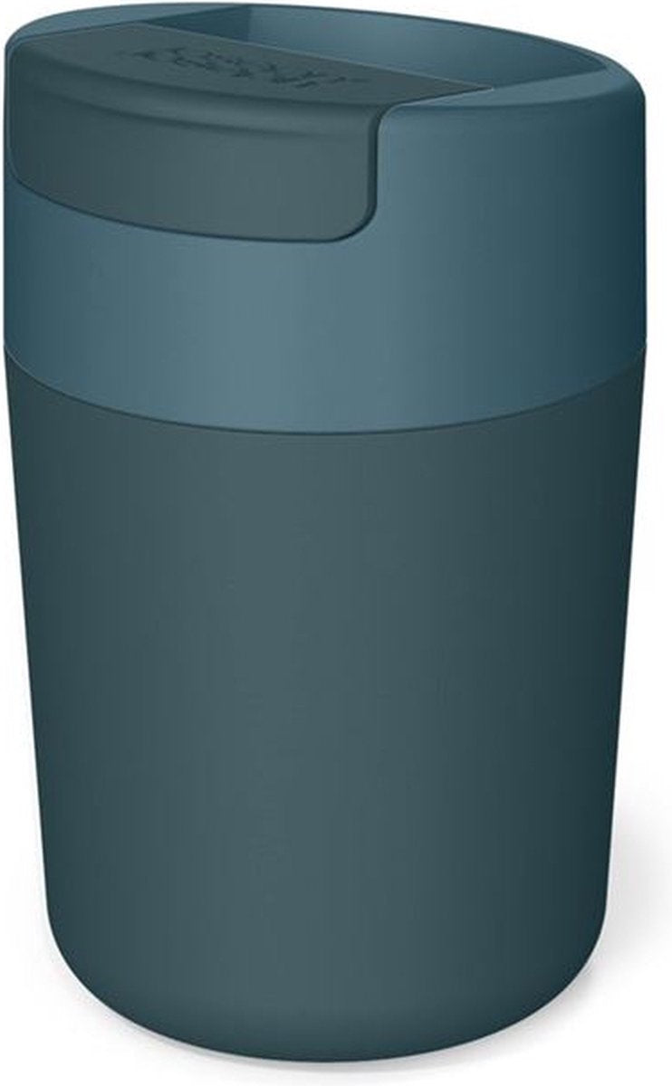 Joseph joseph flip top drinkbeker, 0.34 l, blauw - | sipp