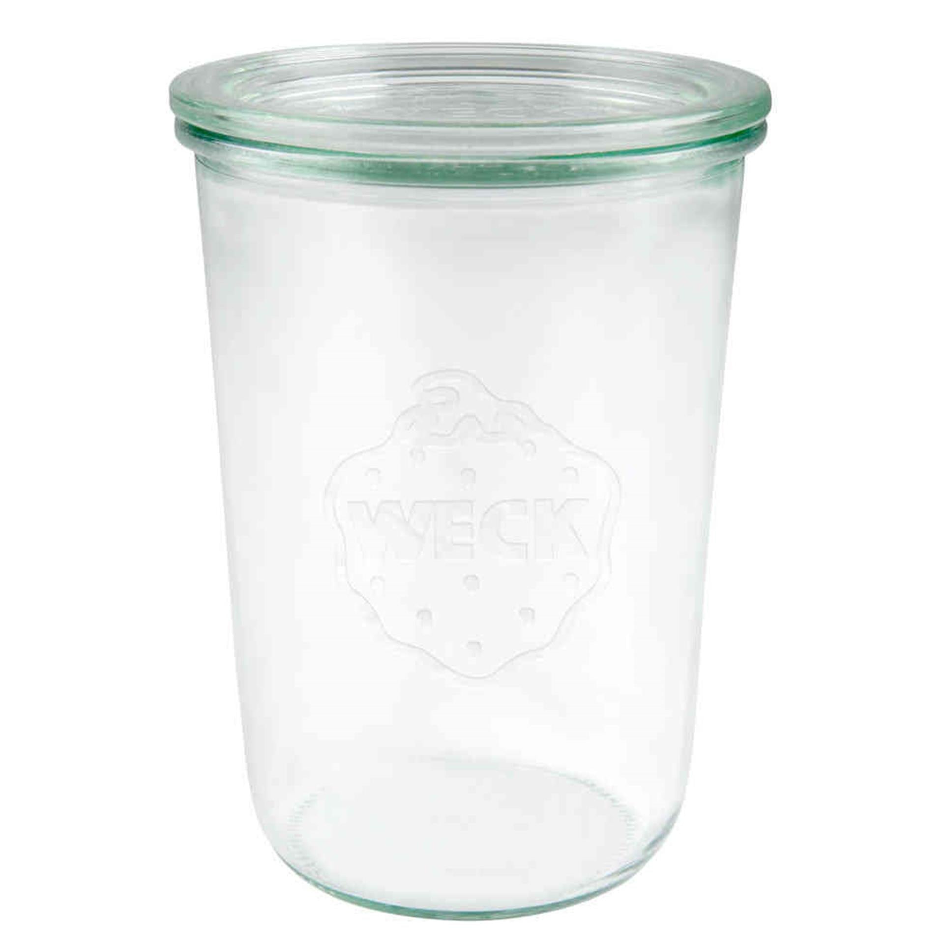 Weck stort glas (850ml) 3 4l 6 stuks
