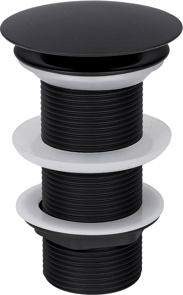 Differnz afvoerplug mat zwart - always open mix match - maat: l - ã˜ 72 mm