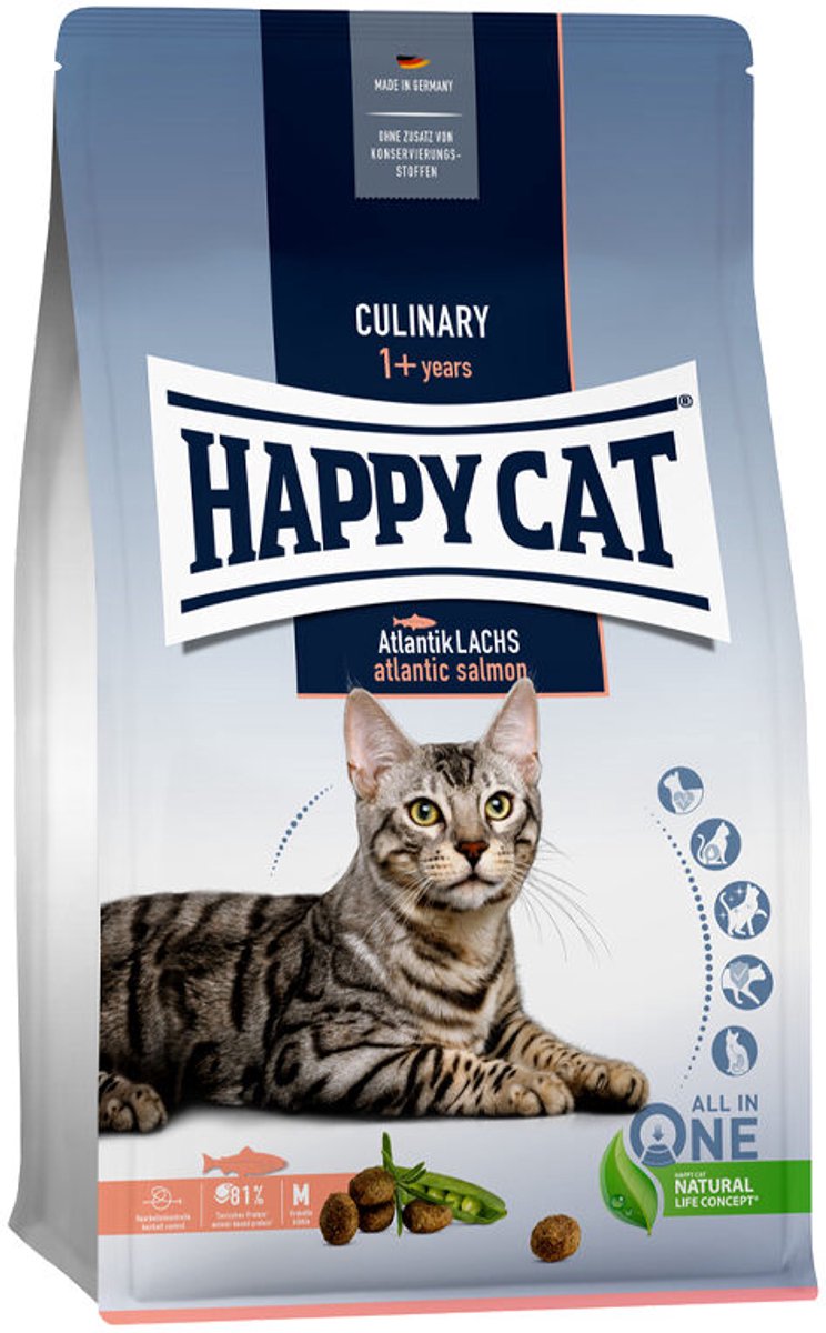 Happy cat culinairy atlantische zalm - 1,3kg
