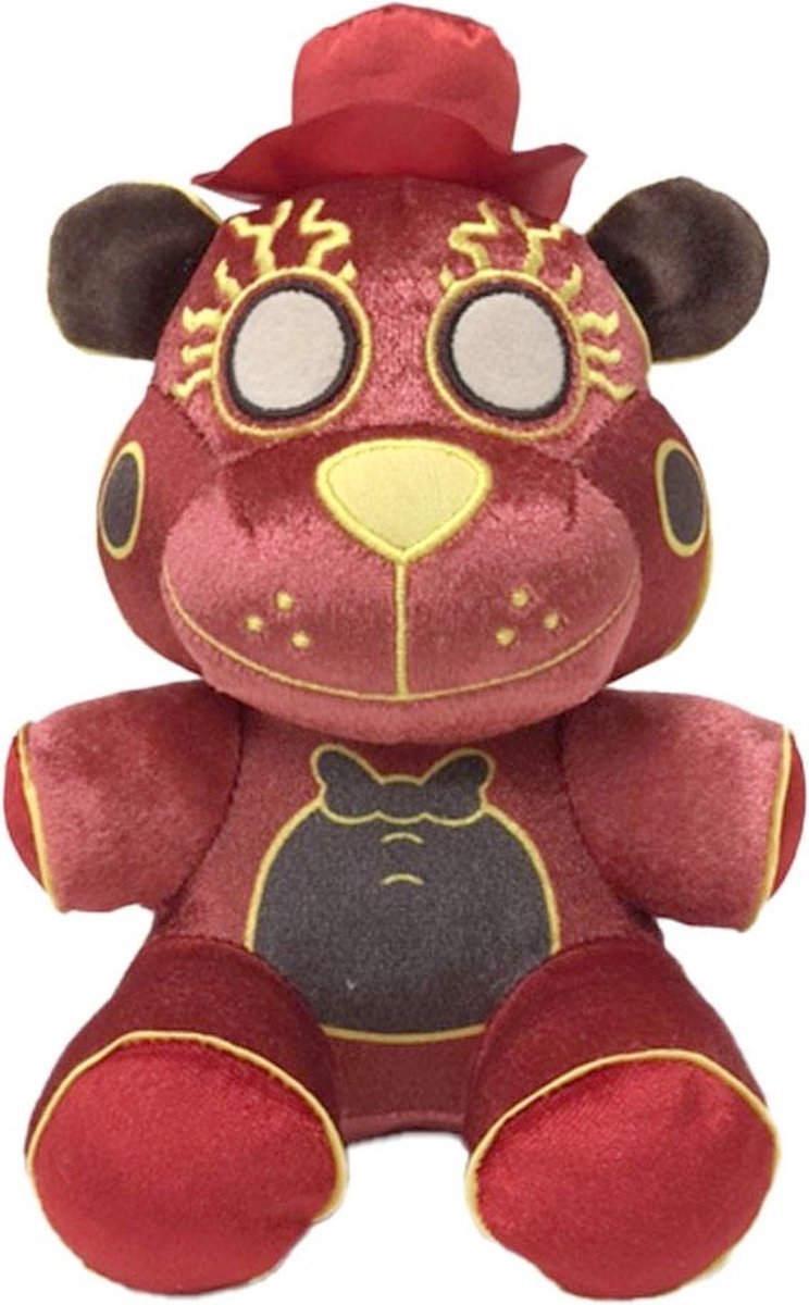 Funko five nights at freddy's pluche knuffel freddy (or) 18 cm rood