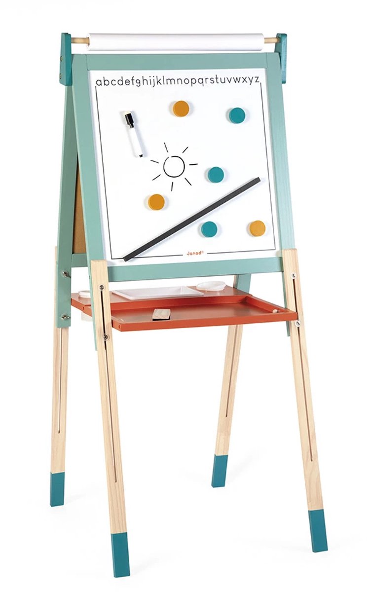Janod - verstelbaar magneetbord krijtbord