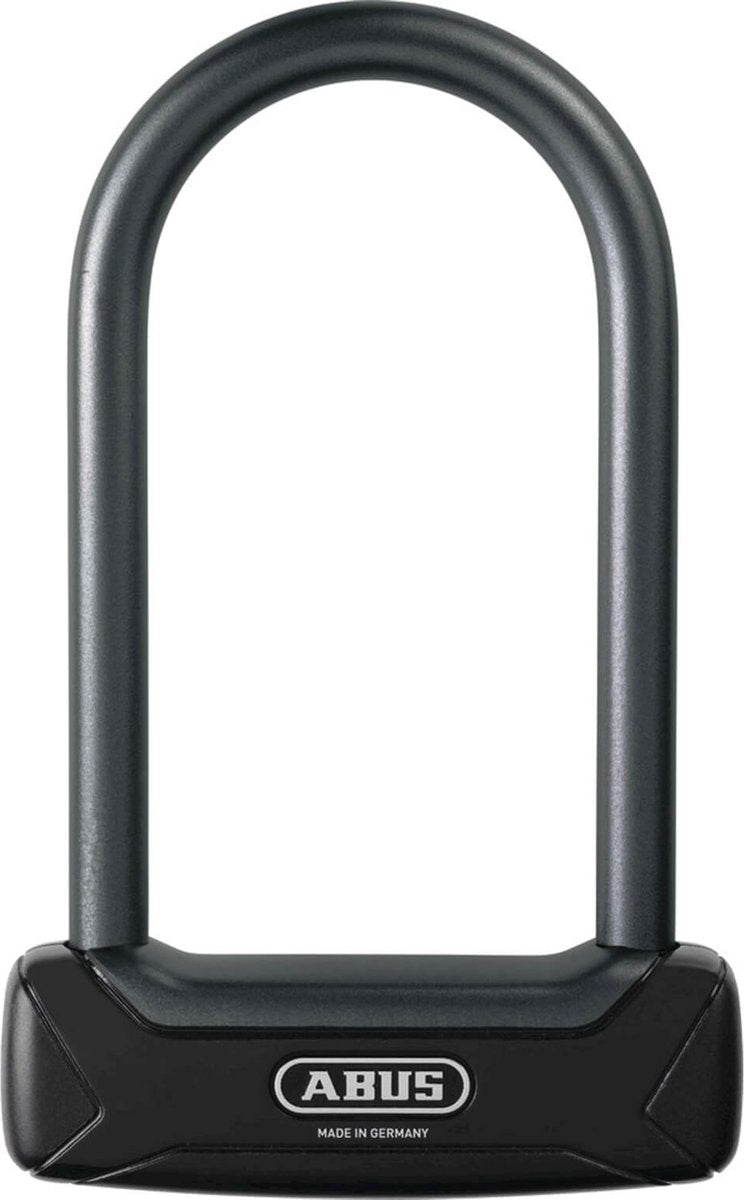 Abus beugelslot granit plus 640 135hb230 + texkf-houder - extra lichtgewicht fietsslot met ronde beugel - -security level 12 - zwart