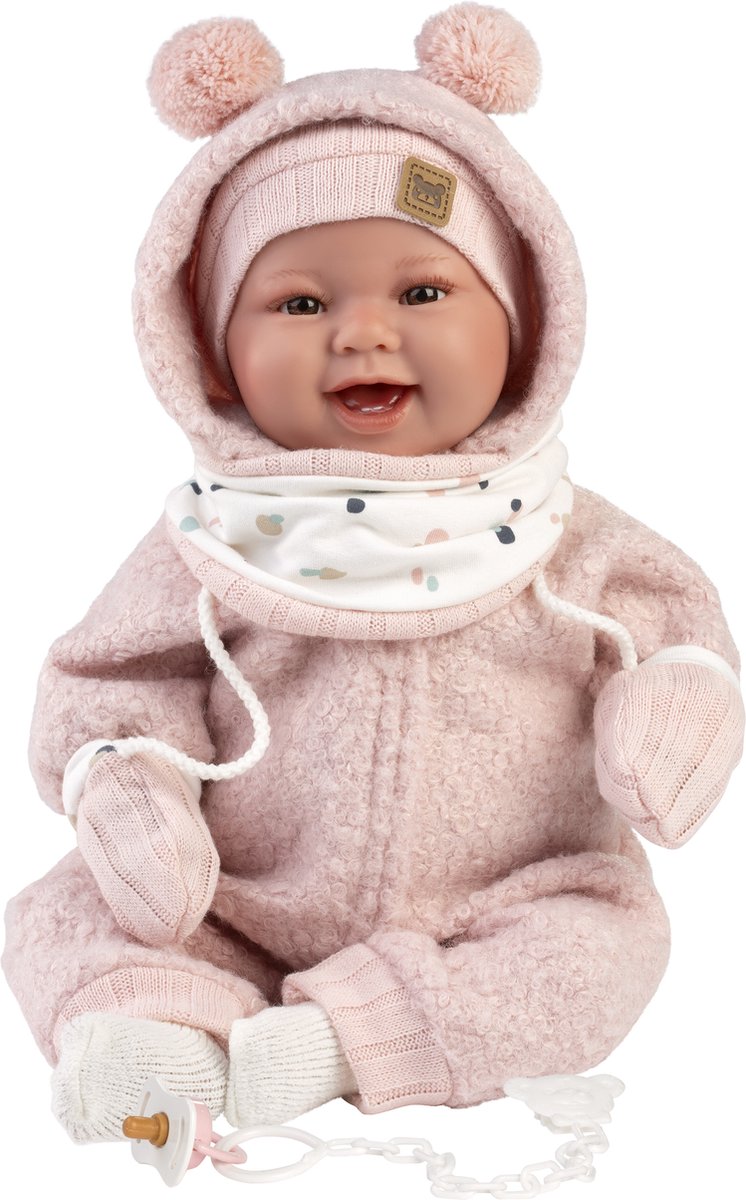 Imp tala newborn babypop met geluid - 44 cm