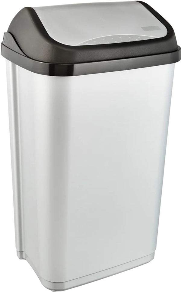 Keeeper swing bin swantje vuilbak 39x29x66 - 50 l lichtgrijs 10308