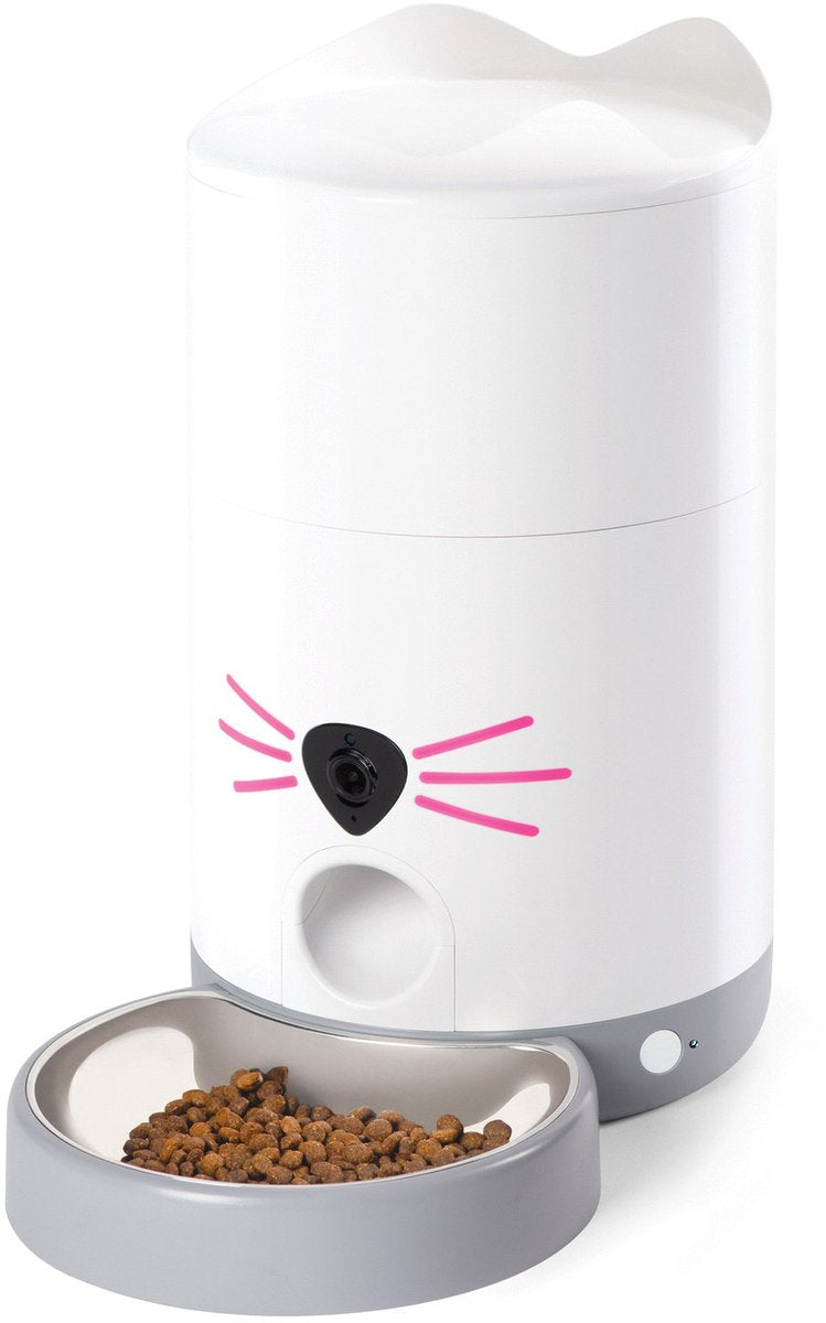 Catit automatische voerbak met camera - voerbak - 40 wit