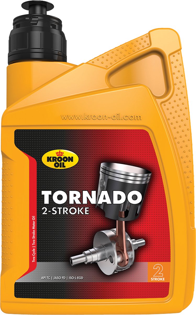 Kroon-Oil Tornado 2 temps, entièrement synthétique. 1 litre