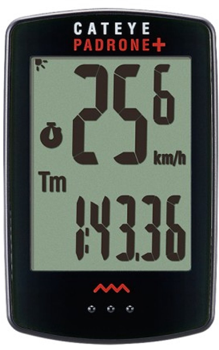 Cateye padrone+ cc-pa110w fietscomputer - draadloos - zwart