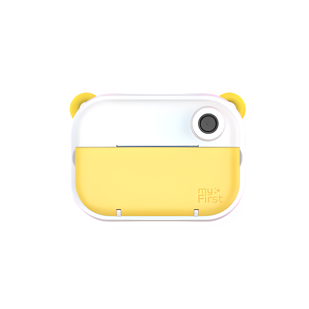 Myfirst camera insta wi geel + gratis wi thermal sticker kleur patroon