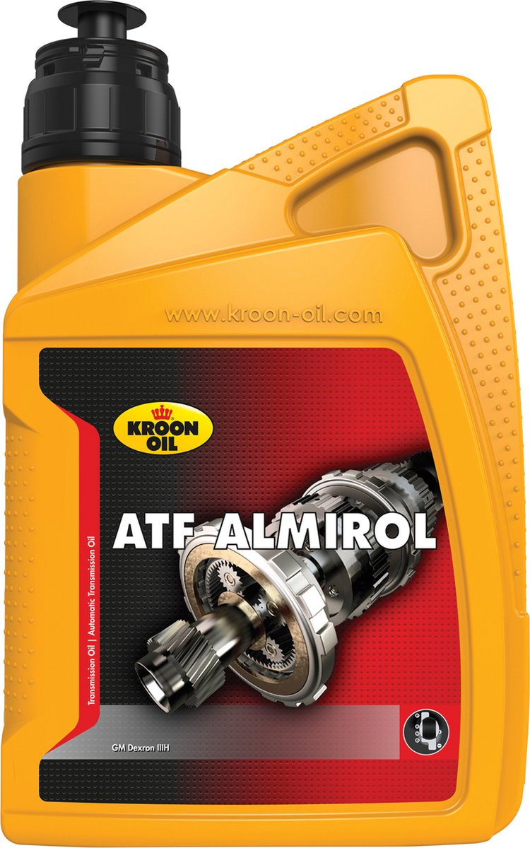 Kroon-oil atf almirol - automatische transmissieolie - dexron iii-h - 1 liter - rood
