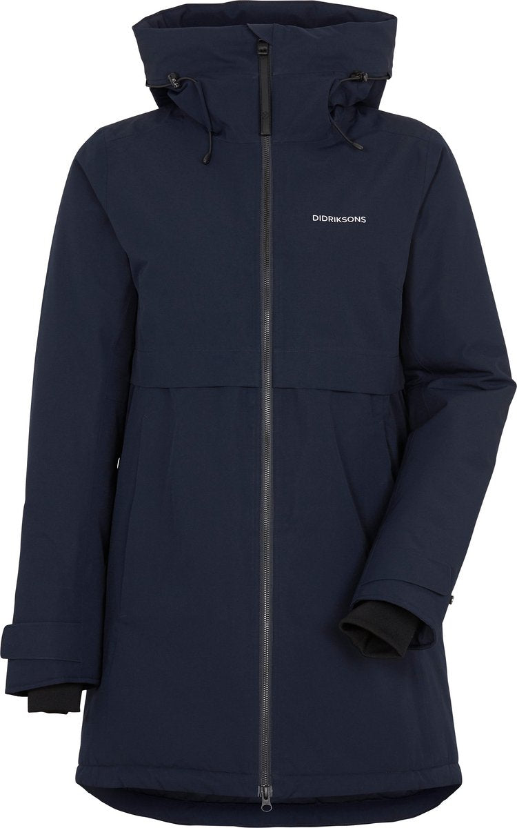 Didriksons helle wns parka 6 dames outdoorjas - dark night blue