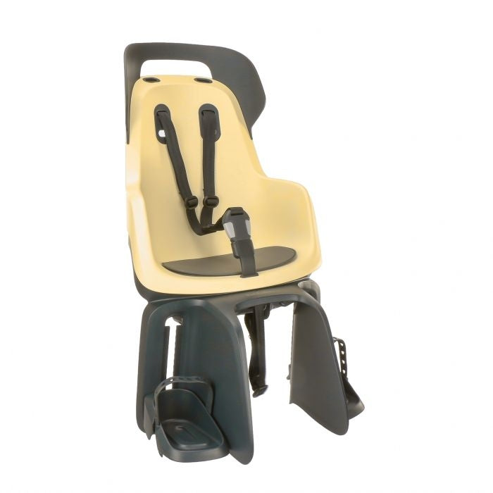 Kinderzitje achter Bobike Maxi Go - citroensorbet - dragerbevestiging (CFS)