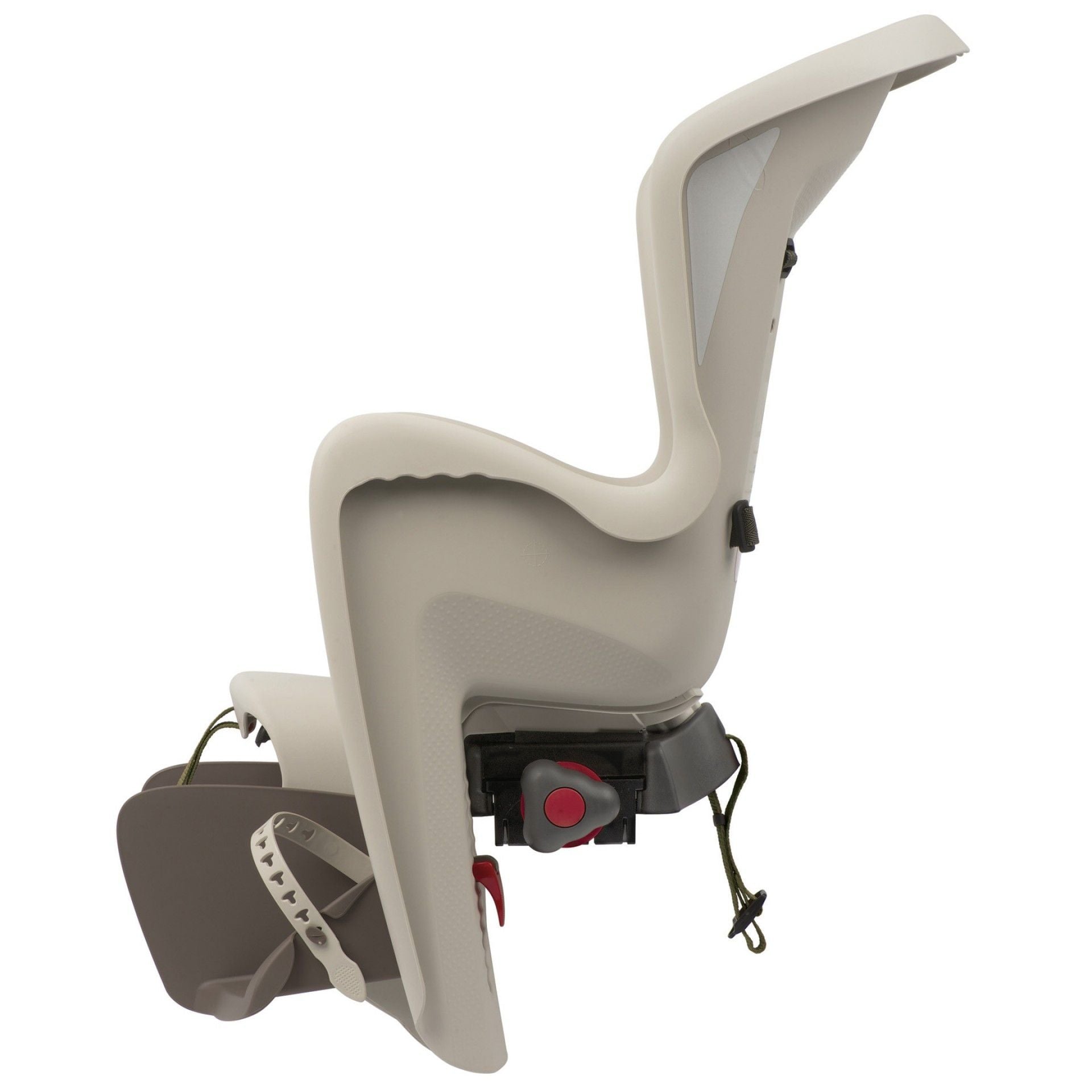 Siège enfant derrière Polisport Bilby Maxi - marron crème - montage sur cadre (FF)