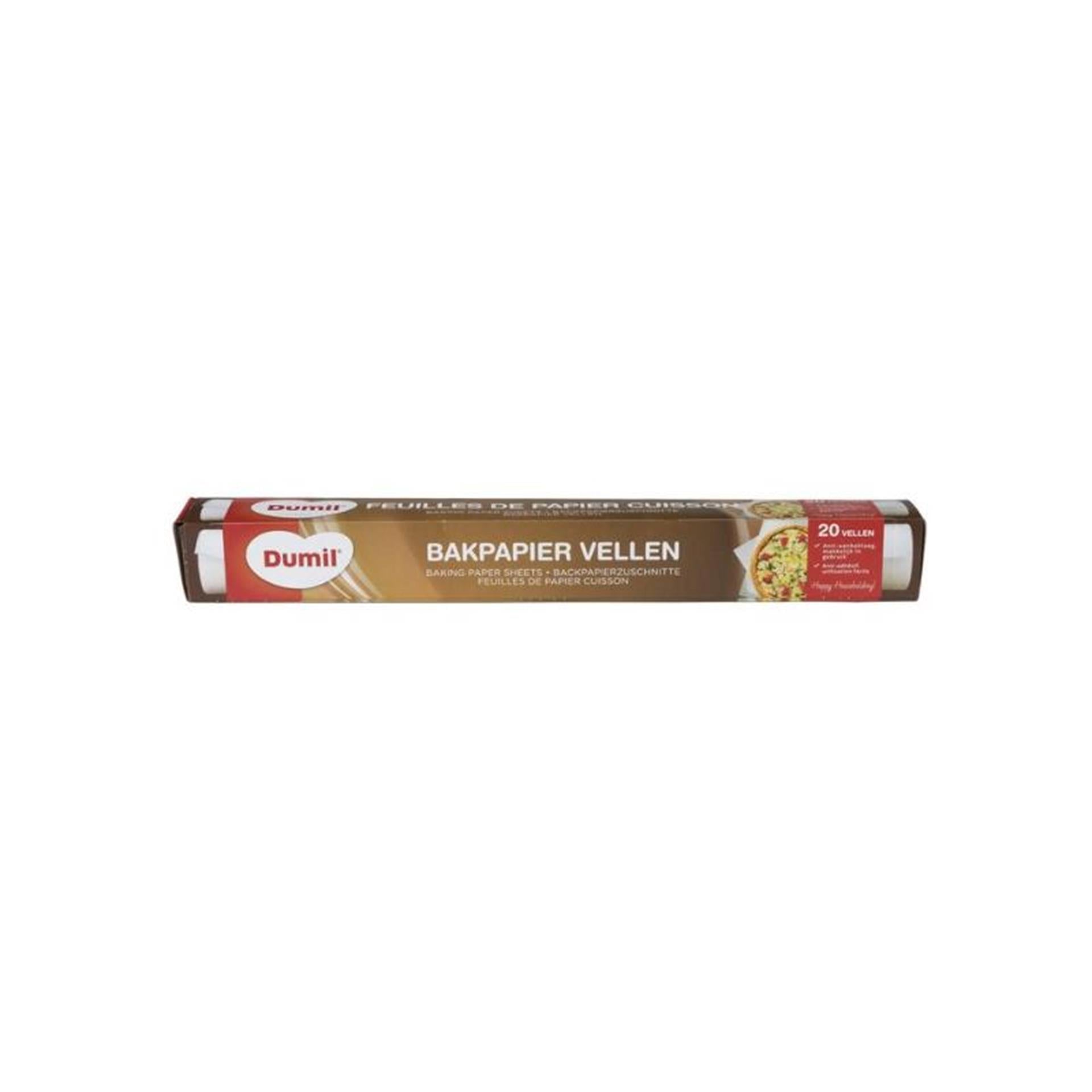 Dumil bruin bakpapier 8m