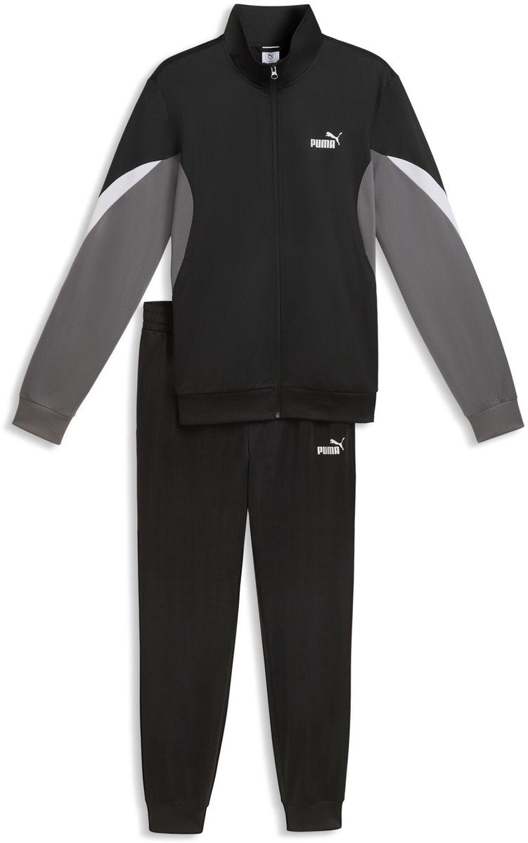 Puma ess block poly suit unisex trainingspak - black