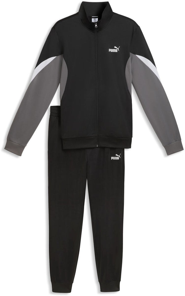 Puma ess block poly suit unisex trainingspak - black xxl