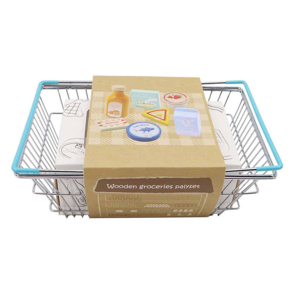 Lobbes houten boodschappen speelset