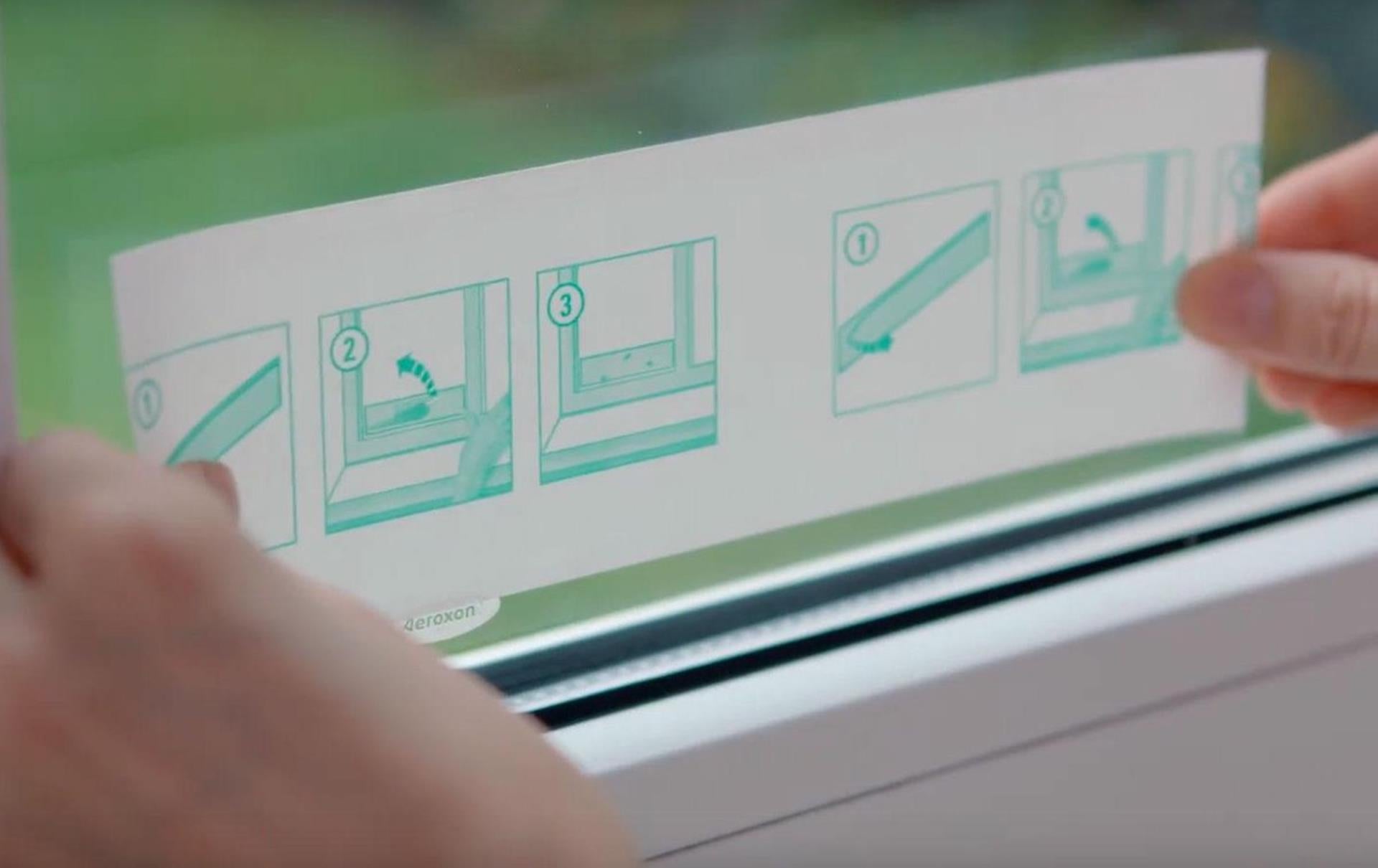 Bsi aeroxon vliegenval raamsticker 4 stuks