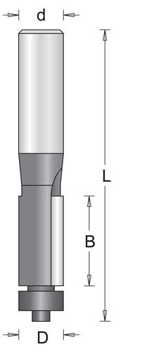 Hikoki accessoires hikoki kantfrees 16mm schacht=8mm+lager