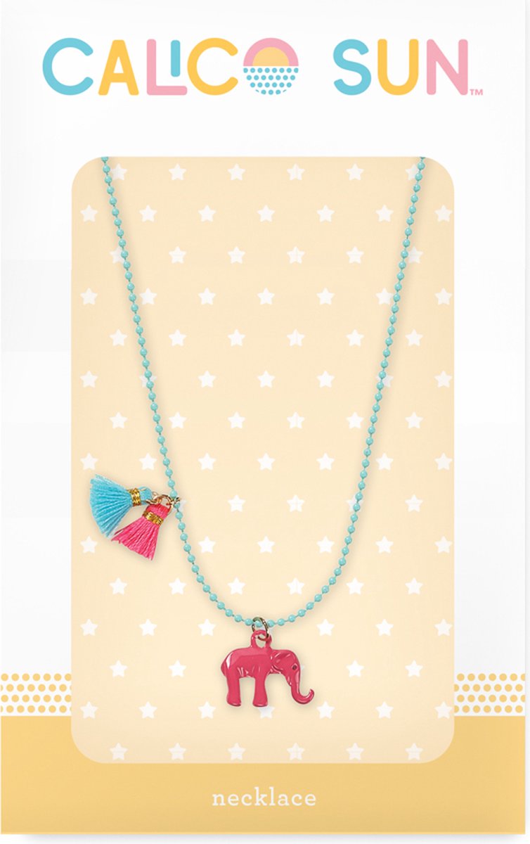 Calico sun - zoey ketting - olifant