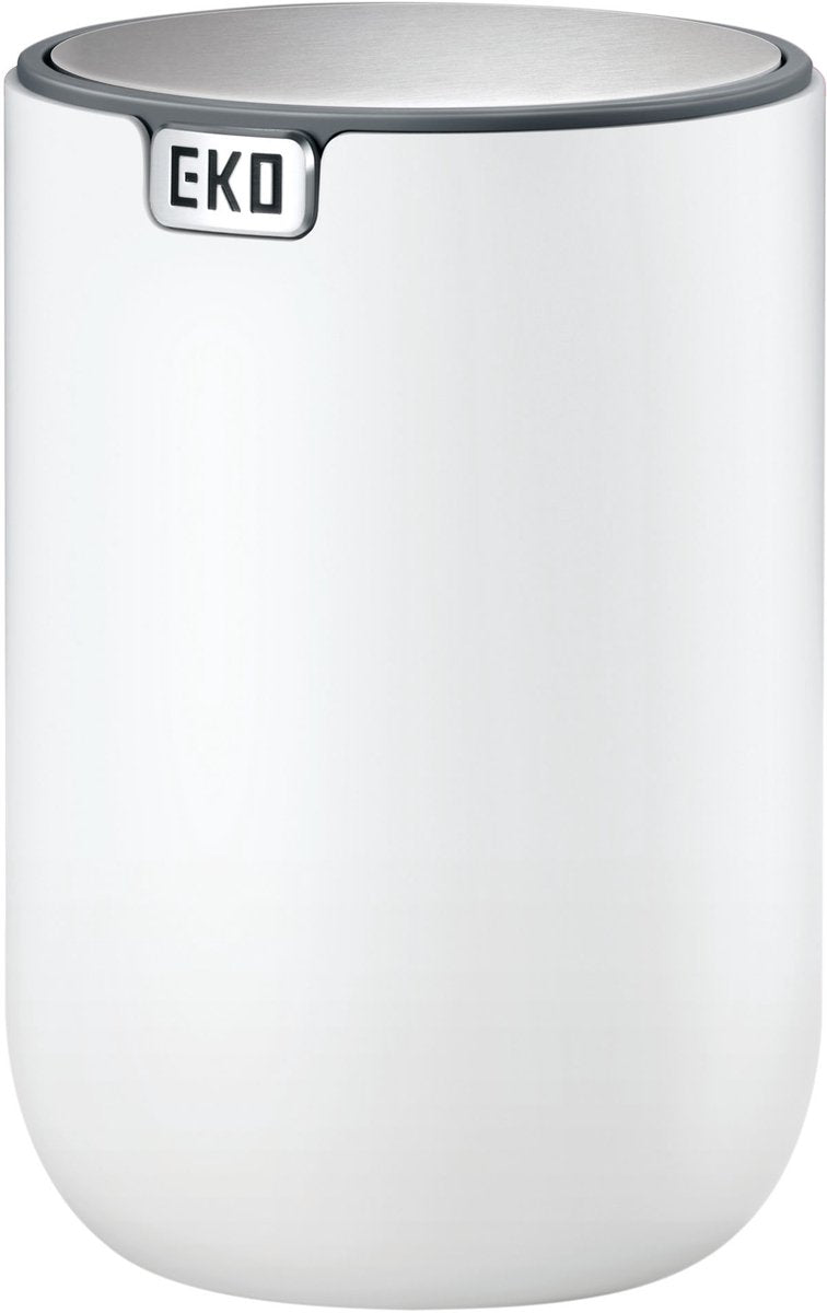 Eko - fandy tafelafvalbak 1,5 liter - wit - kunststof - prullenbak