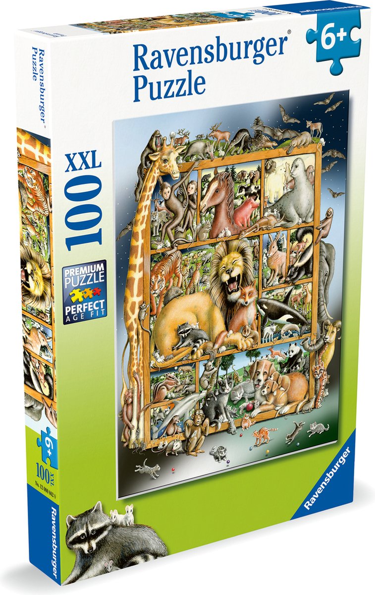 Ravensburger animal collage puzzle - jigsaw puzzle - 100 xxl pieces