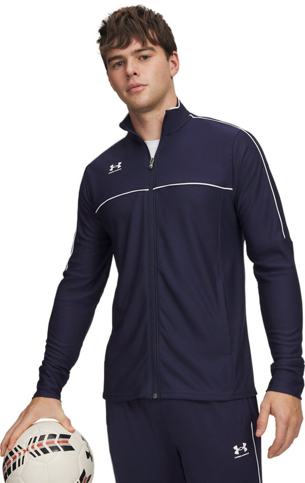 Under armour m challenger track jacket-blu heren sportvest - midnight navy - wit xxl