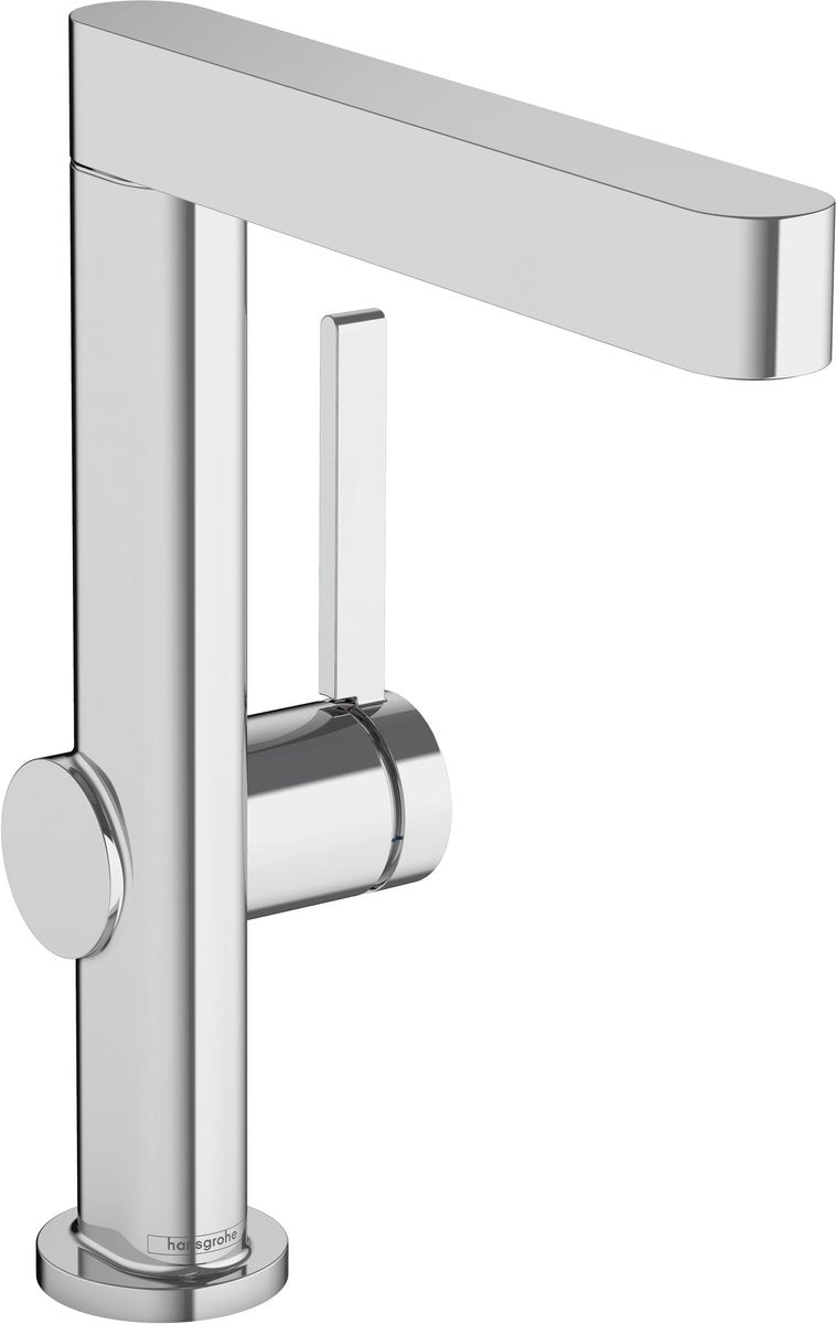 Hansgrohe finoris - wastafelmengkraan - ééngreeps bediening - met afvoerplug - 230mm - draaibare uitloop - chroom