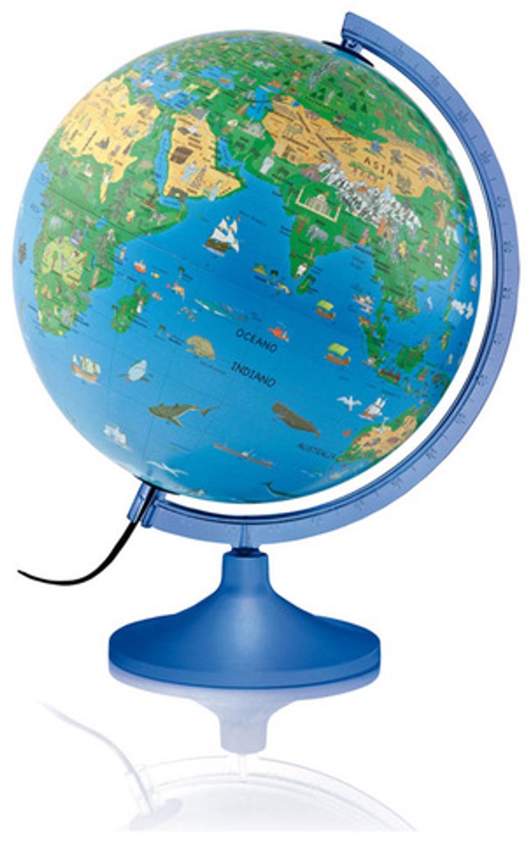 Atmosphere globe family line - 30cm - nederlandstalig - wereldbol