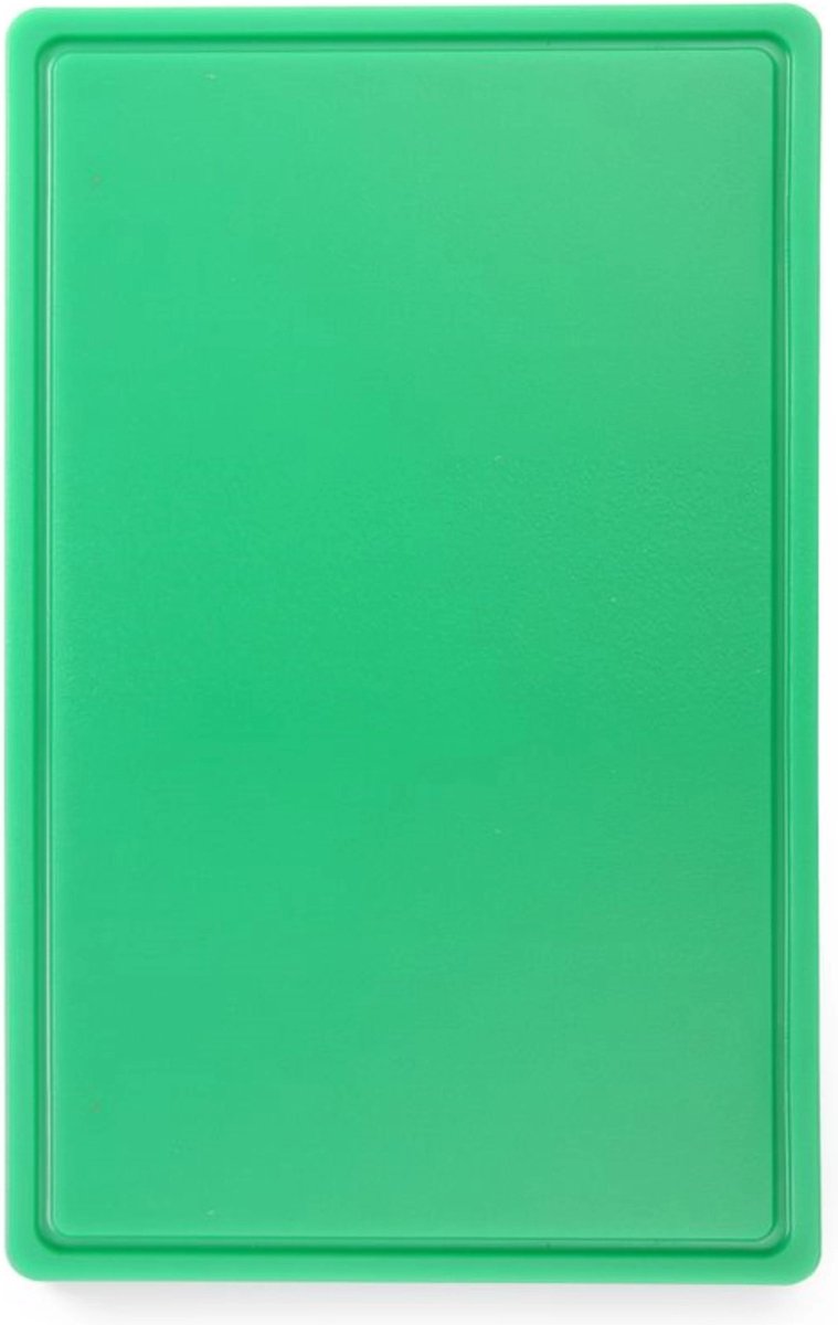 Hendi gastronorm snijplank – haccp – sapgeul en gladde zijde – 530x325 mm – groen