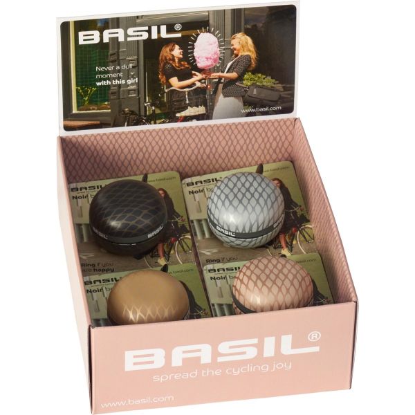 Basil Noir Cloche ding dong 60mm display BOX (4pcs.) 50466