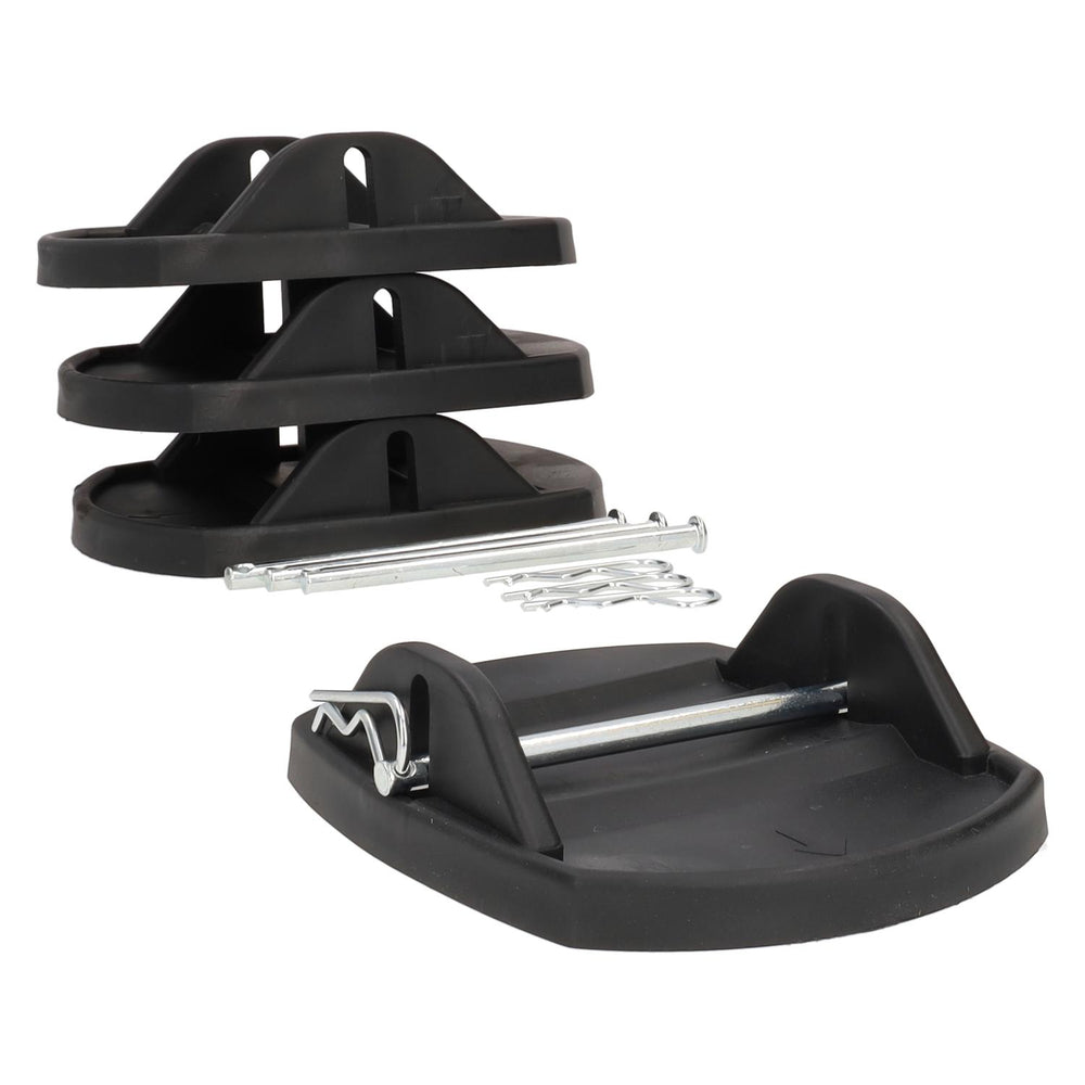 Carafoot plus onderplaten uitdraaisteun - set van 4 stuks