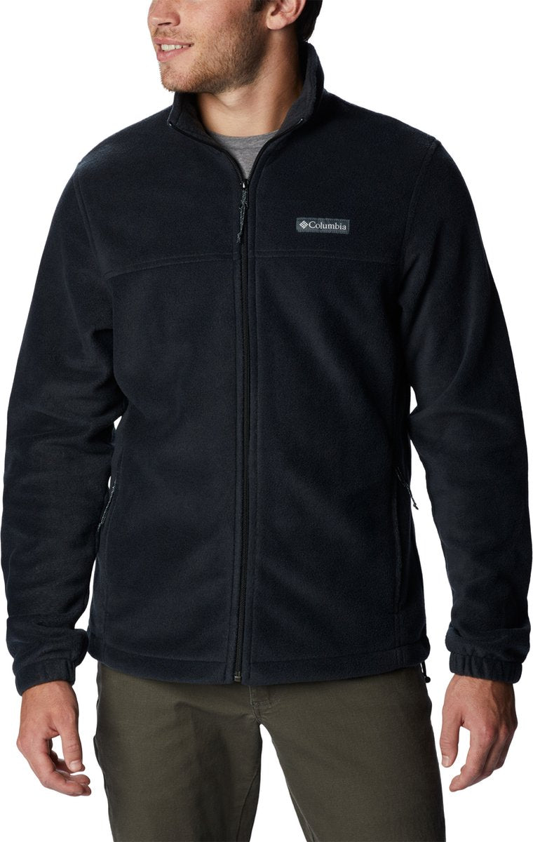 Columbia steens mountain™ full zip 2.0 fleece jas heren - fleece vest met volledige ritssluiting - maat l - zwart