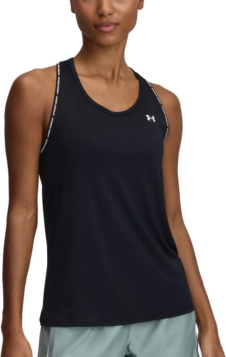 Under armour tech knockout tank dames sporttop - zwart