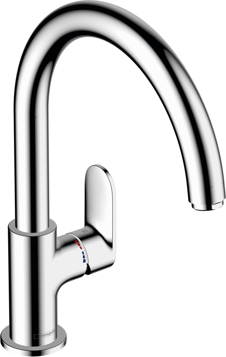 Hansgrohe vernis blend m35 - keukenmengkraan - ééngreeps bediening - 210mm maat - draaibare uitloop - 1 straalfunctie - chroom