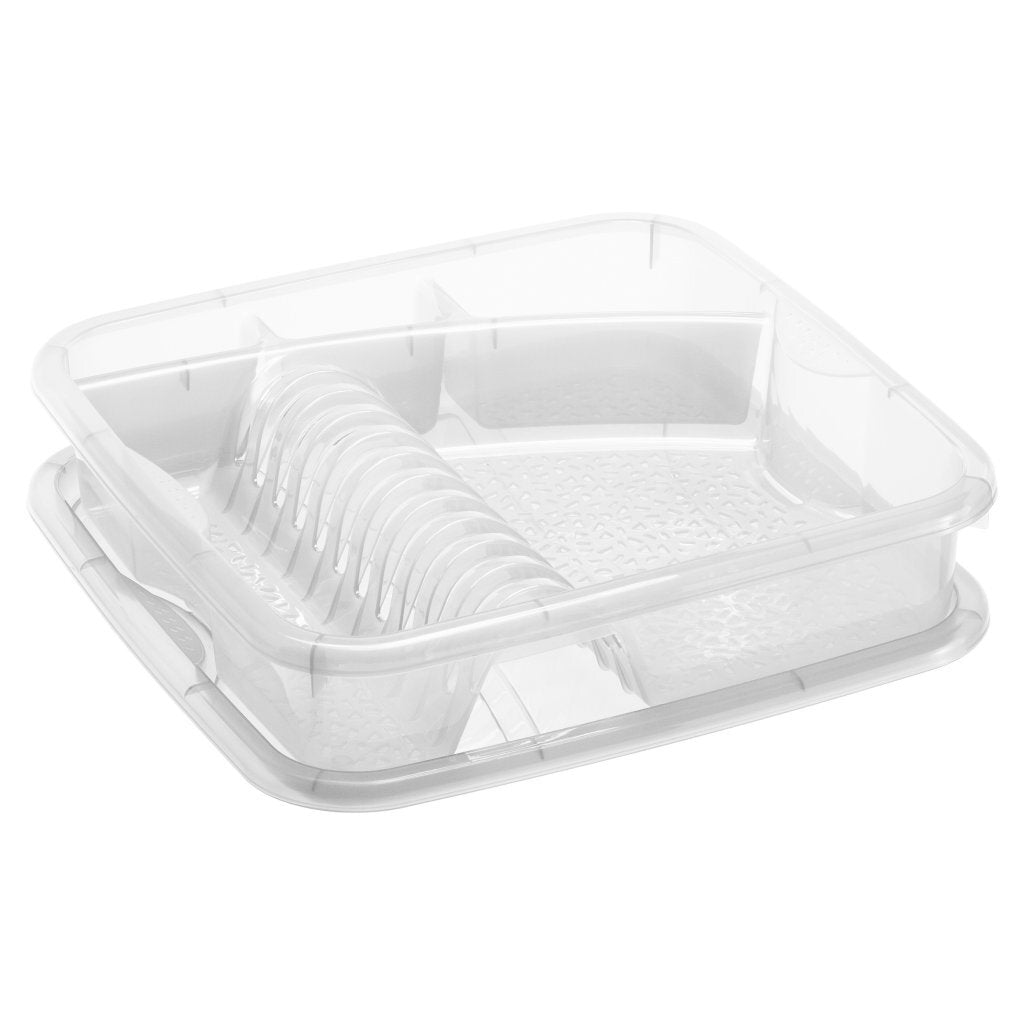 Rotho geometrische afdruiprek transparant