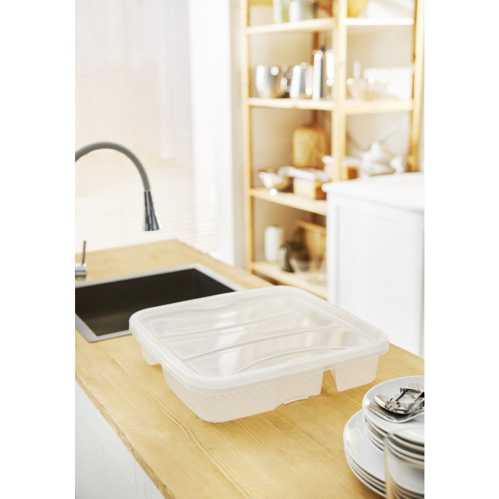 Rotho geometrische afdruiprek transparant