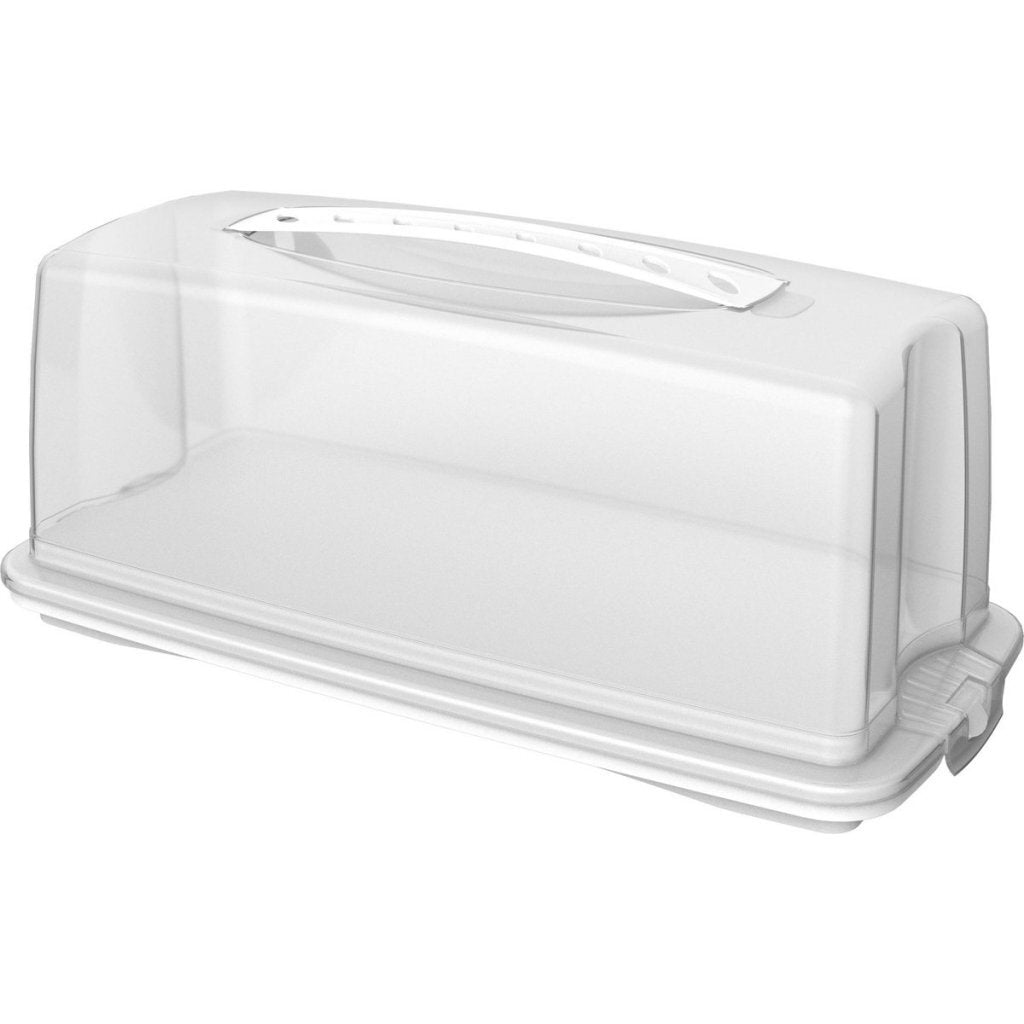 Rotho fresh cakedoos rechthoekig 36x16,5x16,5 cm wit transparant