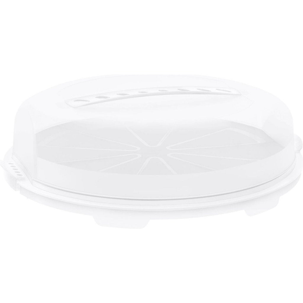 Rotho verse taartdoos 35,5 cm wit transparant