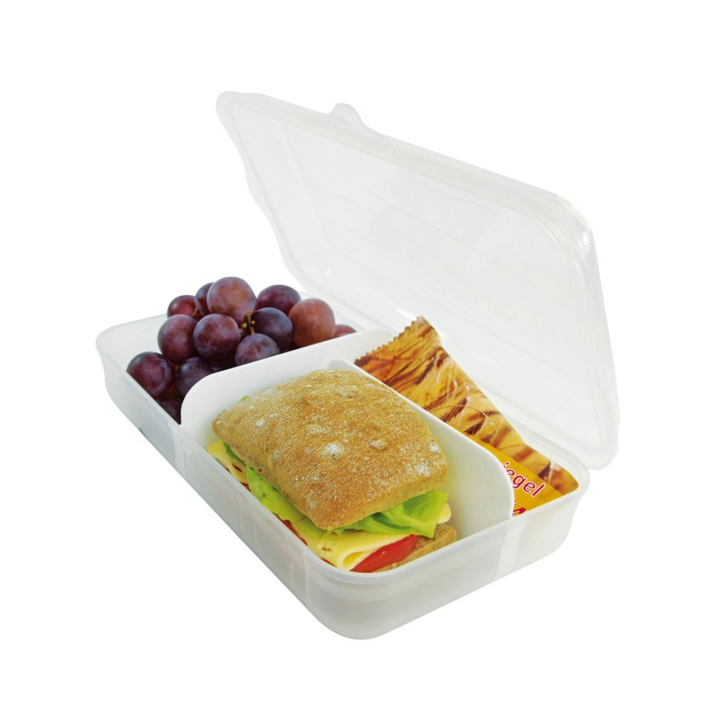 Rotho fun lunchbox met verdeelschotjes 1,7l transparant