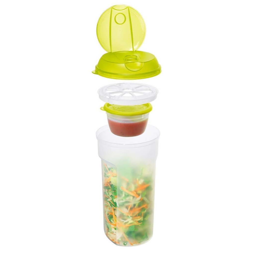 Rotho Rotho Neem en schud Saladeen Sausstrooier 1L Limoen Groen