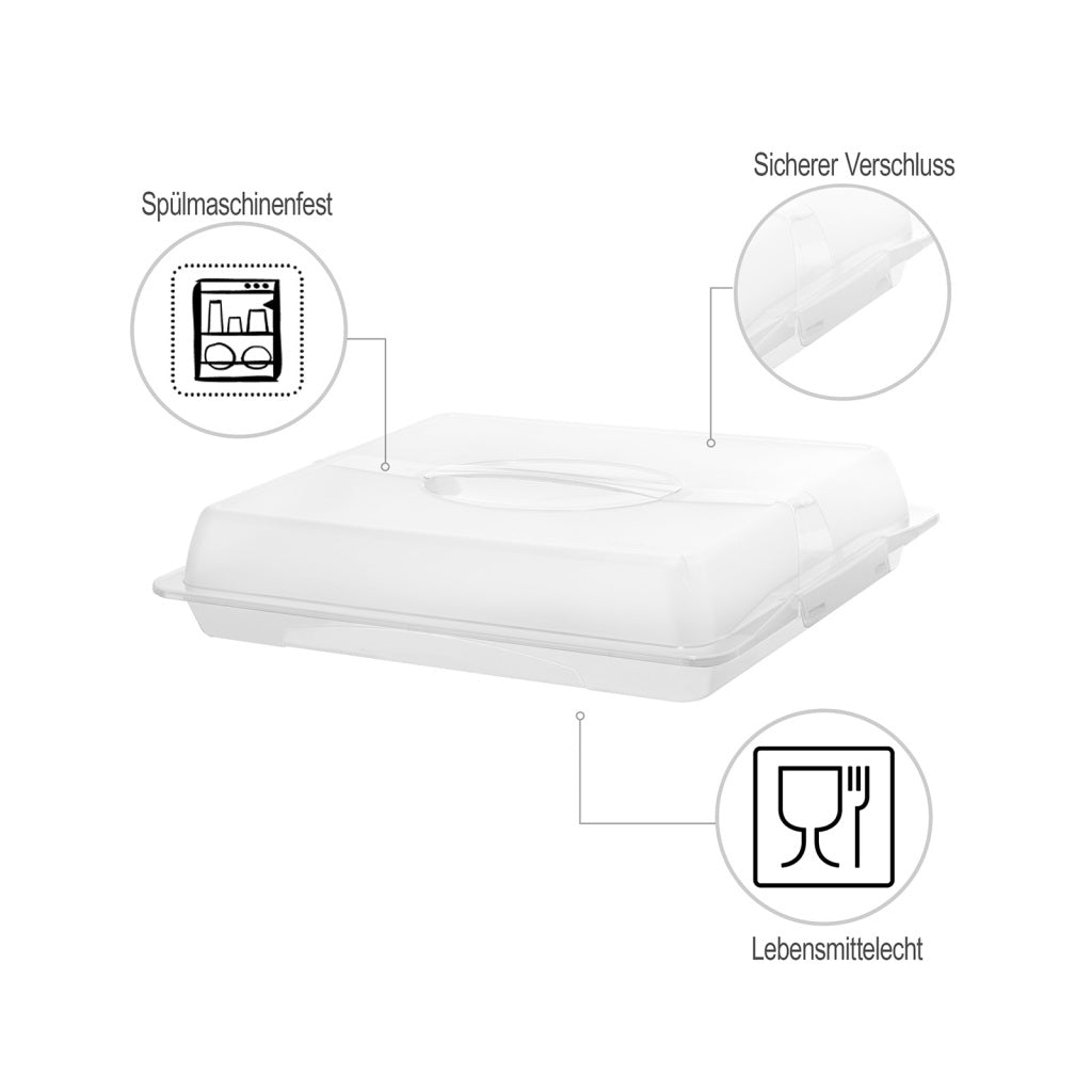 Rotho john partybutler -serveerbak groot wit