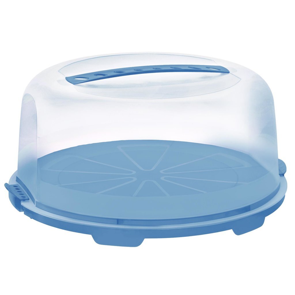 Rotho taartdoos hoog frisse horizon blauw