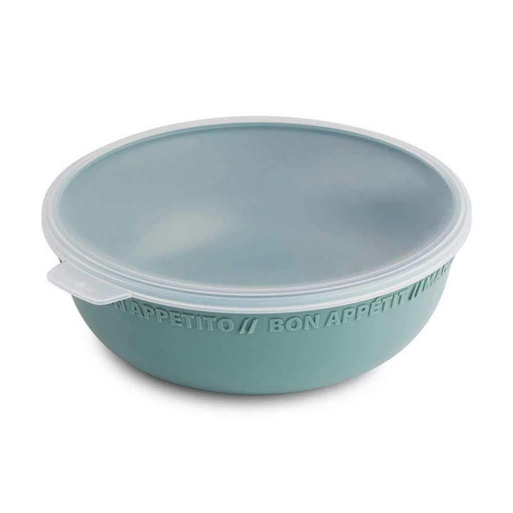 Rotho tresa schaal + deksel 1.02l mistletoe groen