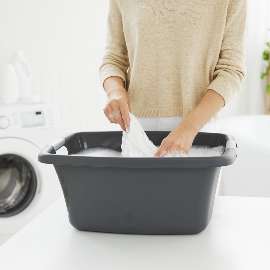 Rotho flowers wasmand 25l antraciet